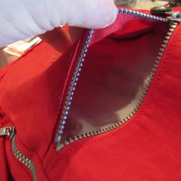 Women's Kipling Medium Sized Backpack Reddish Pink EUC - Never Used - Picture 8 of 16